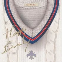 Museums & Galleries Karnet kwadrat z kopert Urodziny Cricket Jumper