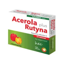 Goldnature Acerola plus Rutyna Hec suplement diety 50 tab.