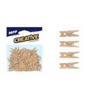 MFP Klamerka natural br�zowa 2,5 cm
