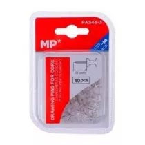 Mp Main Paper Pinezki tablicowe transparentne 40 szt.