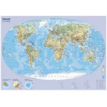 �wiat mapa �cienna podr�czna