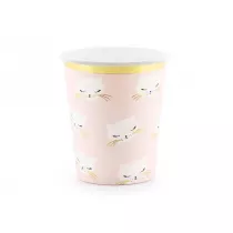 PartyDeco Kubeczki Kotek 200ml 6 szt.