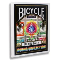 Bicycle Color Collection, karty do gry, brzowe, te, szare, pomaraczowe, zielone, fuksjowe, czerwone, czarne, turkusowe