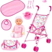 W�zek spacer�wka z lalk� i akcesoriami Buggy Bayer Design
