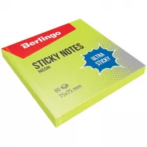 Berlingo Bloczek kartek samoprzylepnych zielony 75x75 cm zielony 80 kartek