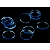 Crafters Znaczniki akrylowe niebieskie fluo okrge 22 x 3 mm 10 szt.