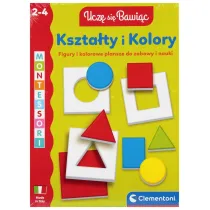 Kszta�ty i kolory 2-4l Montessori CLEMENTONI 50429  CLM