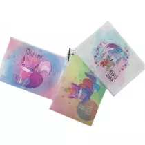 Adar Teczka A4 plastikowa z suwakiem