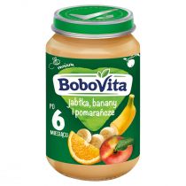 BoboVita Jabłka banany i pomarańcze po 6 miesiącu 190 g