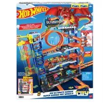 Hot Wheels City Mega Gara Atak smoka Zestaw HKX48 Mattel