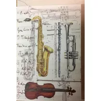 Tassotti Karnet B6 + koperta 5648 Instrumenty