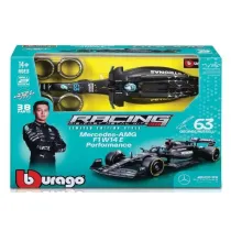 Bburago model 1:24 bolid f1 mercedes amg w14 russell