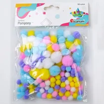 Titanum Pompony poliestrowe 180 szt