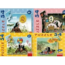 Puzzle mini 54 el. Krecik i przyjaciele Dino Toys