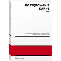 Post�powanie karne. Testy