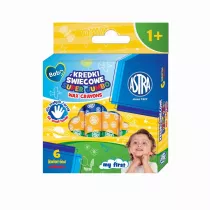 Kredki �wiecowe okr�g�e Super Jumbo 6kol ASTRA 6 szt.