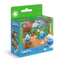 Puzzle 20 Smerfy Zabawa w chowanego ze smokiem Dodo