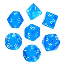 Komplet koci RPG - Mini Krysztaowe - Niebieskie Rebel
