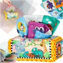 Sorter pudeko z chusteczkami sensoryczne montessori pluszowe cyfry litery