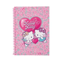 Patio Ko�obrulion B5 100k.w kratk� plastikowa spirala Hello Kitty pink wz�r 1