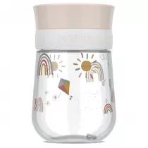 Mepal Kubek dziecicy treningowy do nauki picia Mio Sunshine & Rainbow 108018565245 300 ml