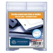 Interdruk Kostka papierowa w kubiku 85 x 85 x 35 mm biaa