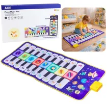 Muzyczna mata edukacyjna Kosmos 120x40cm LeanToys