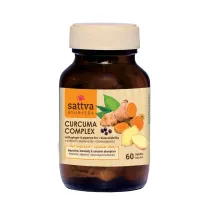 Sattva Kurkuma z imbirem i piperyn� suplement diety 60 kaps.