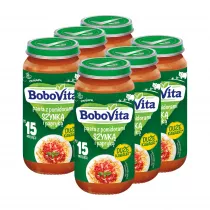 BoboVita Gulaszdrobiowy zpieczarkamiiziemniaczkami po 15. miesicu zestaw 6 x 250 g