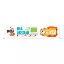 Super Fudgio Czekoladowy baton z mlecznej czekolady bez dodatku cukru 40 g Bio