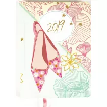 Pastel Kalendarz B6 Tygodniowy Di3 2019 R�owe Pantofelki