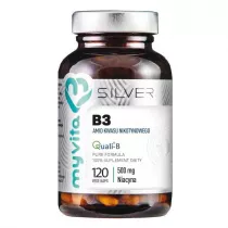 Myvita Silver Pure Witamina B3 16 mg Suplement diety 120 kaps.