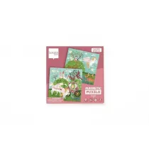 Puzzle magnetyczne 20x2 + ksi��ka Ksi�niczki Scratch
