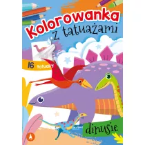 Kolorowanka z tatuaami. Dinusie