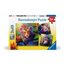Puzzle 3x49 Jungle Babies Ravensburger