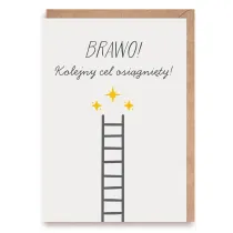 Cardie Kartka Gratulacje Drabina, eko koperta
