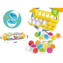 Gra Jajka cyfry memo 6 szt Madej