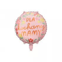 PartyDeco Balon foliowy Dla kochanej mamy45cm mix 18822