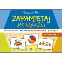 Zapami�taj jak najwi�cej Poziom �atwy Materia�y do �wiczenia koncentracji