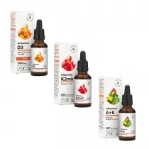 Aura Herbals Zestaw Soca i ycia - Suplementy diety 3 x 30 ml
