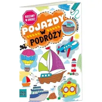 Kolorowanka a4 ruszamy w drog� - pojazdy w podr�y