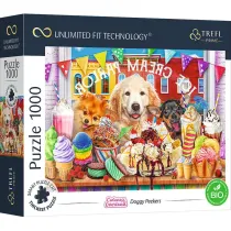 Puzzle 1000 el. Doggy Peekers Trefl