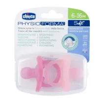 Chicco Smoczek uspokajajcy Soft rowy 6-16m 2 szt.