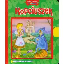 Puzzle Kopciuszek. Czytaj, uk�adaj, koloruj Wydawnictwo Olesiejuk
