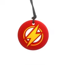 Jellystone Designs Gryzak terapeutyczny, byskawica, czerwony