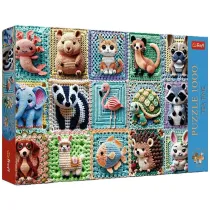 Puzzle 1000 el. Szyde�kowe zwierz�tka Trefl