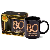 Kukartka Kubek Premium Urodziny 80