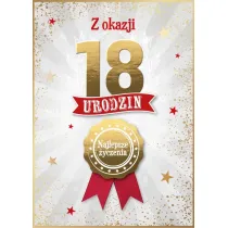 Armin Style KARNET URODZINY 18 B6 Z KOP AS GM-1288 FOL