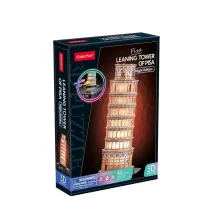 Puzzle 3D Krzywa wie�a w Pizie LED Cubic Fun