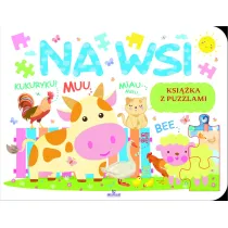 Ksi��ka edukacyjna z puzzlami. Na wsi